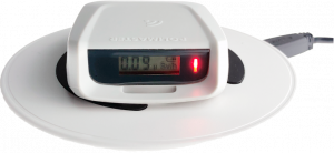 Polimaster Radflash on charger pad