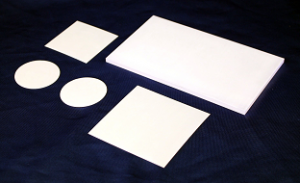Zinc Sulphide Coated plastic sheets or plastic scintillator sheets designed for alpha or alpha/beta detection